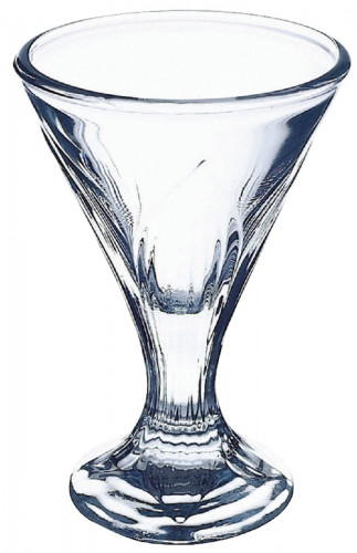 Coupe à dessert rond transparent verre pressé Ø 10 cm Fidji La Rochere