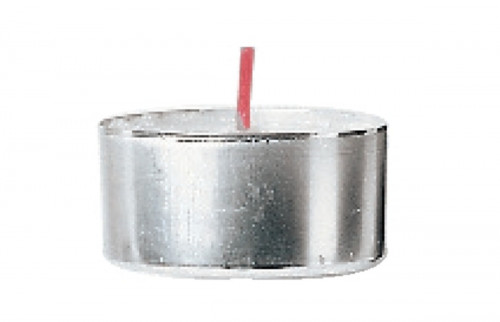 Bougie chauffe plat rond blanc Ø 3,9 cm 1,6 cm Spaas (70 pièces)