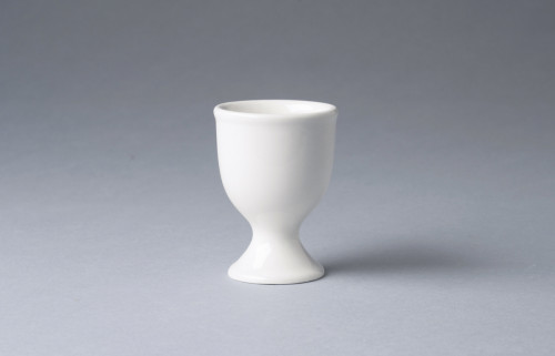 Coquetier rond ivoire porcelaine vitrifiée Ø 5,2 cm Banquet Rak