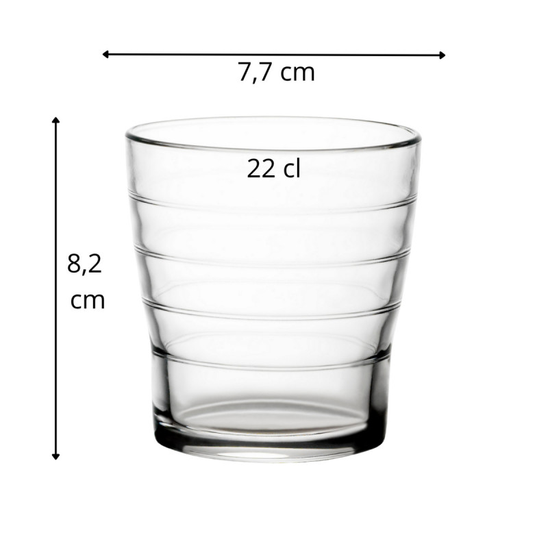 Gobelet verre trempé 22 cl Habana Bormioli Rocco