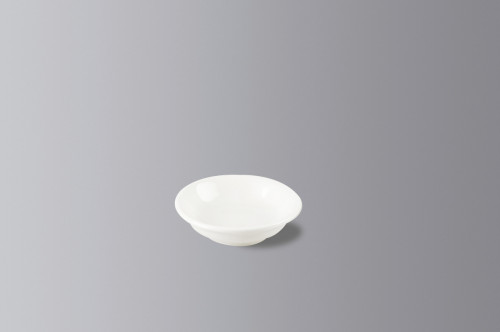 Assiette coupe rond ivoire porcelaine Ø 7 cm Nano Rak
