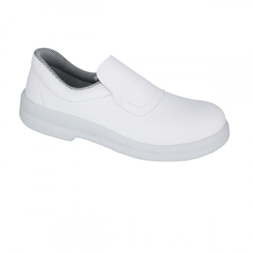 Chaussures mocassin de sécurité mixte blanc 43 Tony Nordways