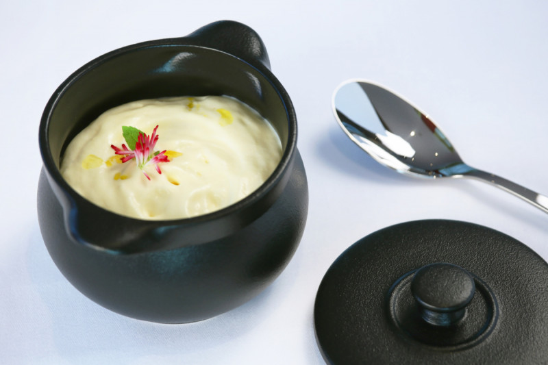 Couvercle pour cocotte rond rouge porcelaine vitrifiée Ø 8,5 cm Chefs Fusion Rak