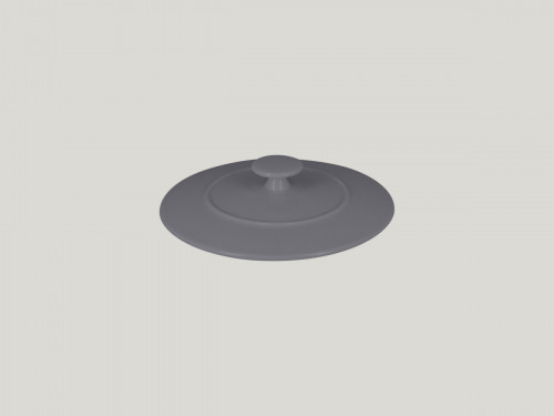 Couvercle pour cocotte rond gris porcelaine vitrifiée Ø 15,8 cm Chefs Fusion Rak