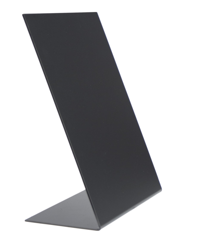 Ardoise de table rectangulaire noir 21,5x15x8,5 cm Securit (3 pièces)