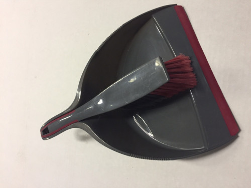 Ensemble pelle balayette gris 24 cm
