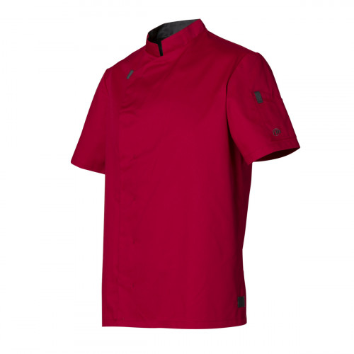 Veste de cuisine rouge T4 Shade Molinel