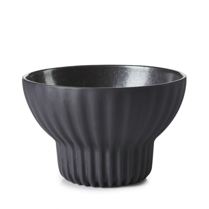 Bol à thé conique noir porcelaine 13,5 cl Ø 9,2 cm Pekoe Revol