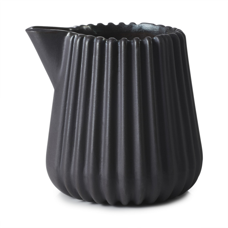 Crémier conique noir porcelaine 10 cl Ø 7 cm Pekoe Revol
