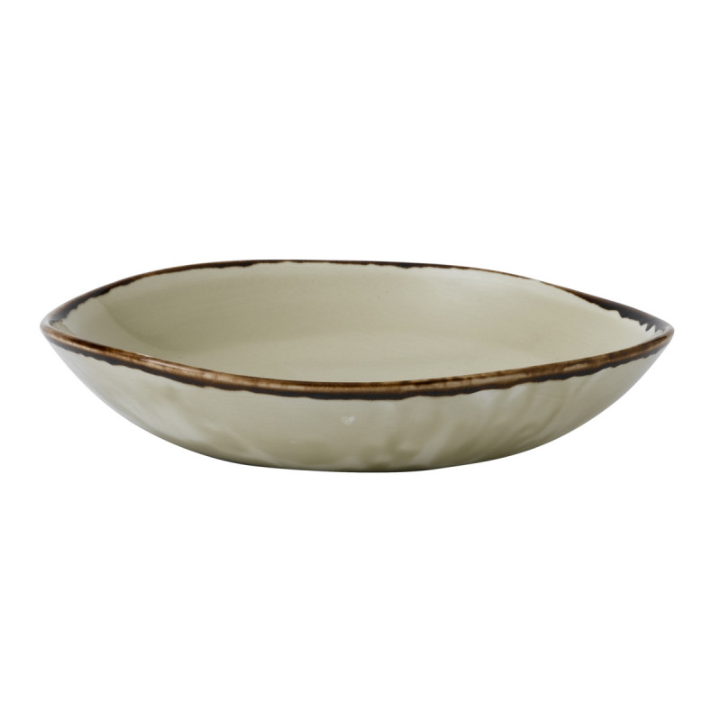 Assiette creuse rond beige porcelaine Ø 26,4 cm Harvest Dudson