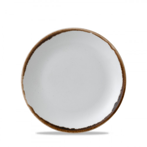 Assiette coupe plate rond blanc porcelaine vitrifiée Ø 16,5 cm Harvest Dudson