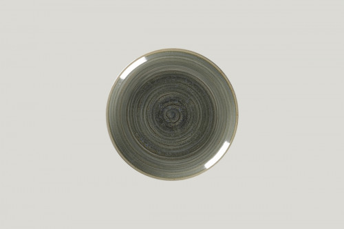 Assiette coupe plate rond Peridot porcelaine Ø 20,9 cm Rakstone Spot Rak