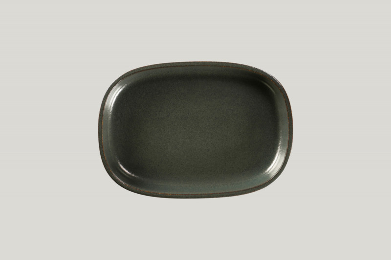 Plat creux noir porcelaine 26 cm Rakstone Ease Rak