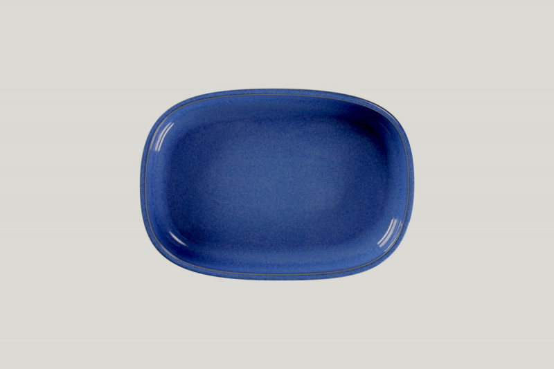 Plat creux bleu porcelaine 26 cm Rakstone Ease Rak