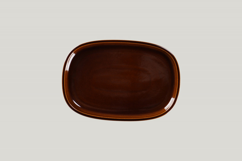Plat rectangulaire cuivre porcelaine 26,1 cm Rakstone Ease Rak