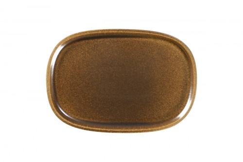 Plat rectangulaire bronze porcelaine 33,2 cm Rakstone Ease Rak
