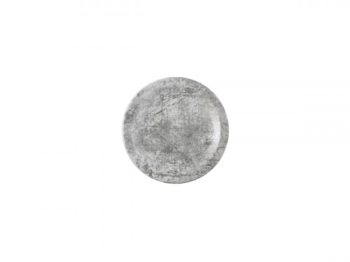 Assiette plate rond gris porcelaine vitrifiée Ø 17,8 cm Urban Dudson