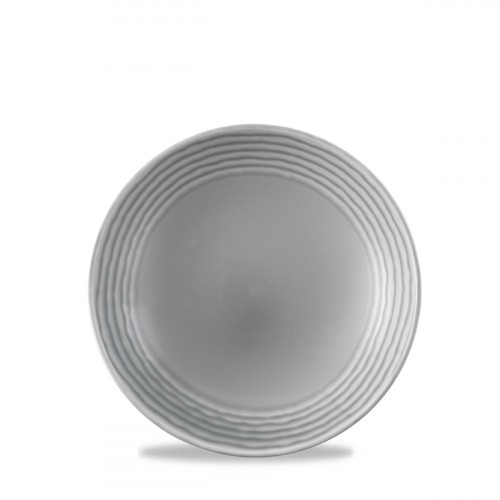 Assiette coupe creuse rond gris porcelaine vitrifiée Ø 25,6 cm Norse Harvest Dudson