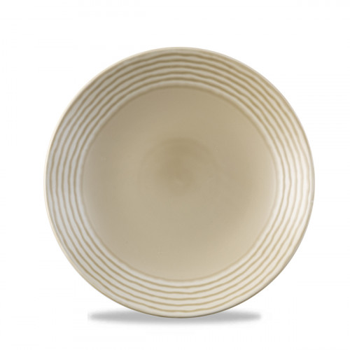 Assiette coupe creuse rond beige porcelaine vitrifiée Ø 27,8 cm Norse Harvest Dudson