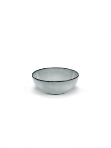 Bol rond bleu grès émaillé Ø 16 cm Pure Blue Serax
