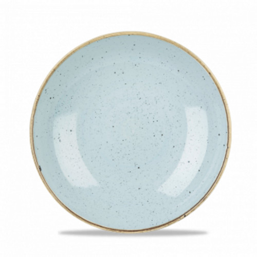 Assiette coupe creuse rond duck egg porcelaine Ø 24,8 cm Stonecast Churchill