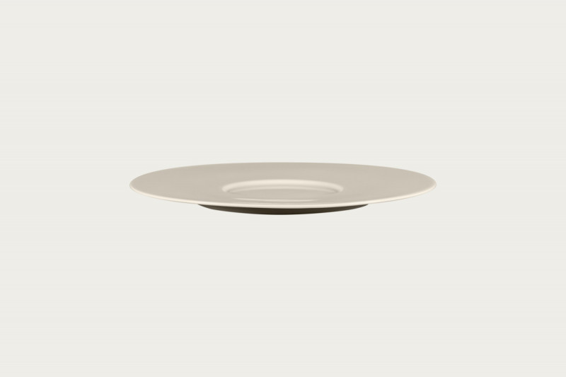 Assiette plate gourmet rond ivoire porcelaine bone china Ø 29,2 cm Fedra Rak