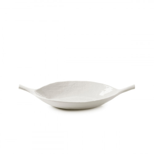 Coupe cabosse Blanc albâtre porcelaine culinaire 33 cm Yli Revol
