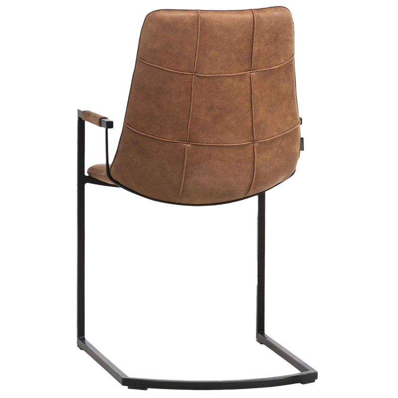 Fauteuil d'intérieur cognac 91x51x62 cm Condor Flexmob