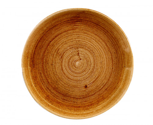 Assiette coupe rond Vintage Copper porcelaine vitrifiée Ø 26 cm Stonecast Patina Churchill