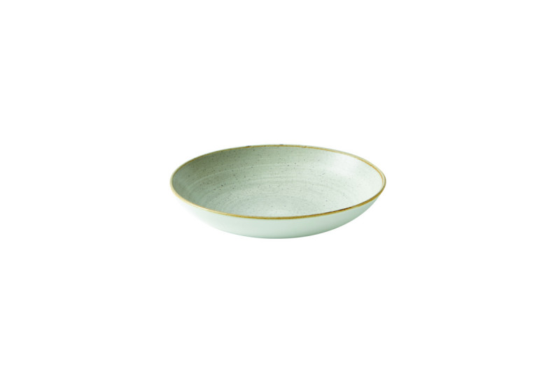 Assiette creuse rond Raw Brown porcelaine Ø 24,8 cm Stonecast Raw Churchill