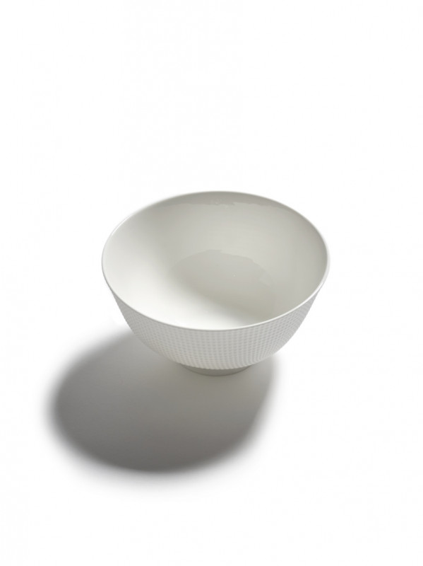 Bol rond blanc porcelaine bone china Ø 18 cm Nido Serax