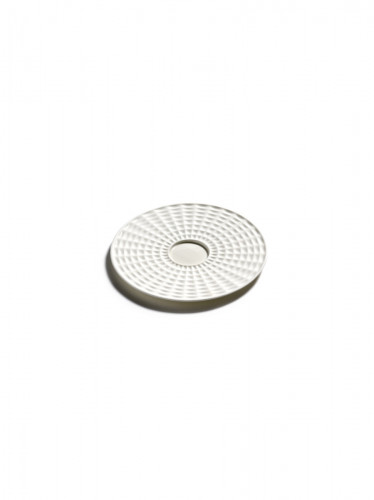 Sous tasse à café rond blanc porcelaine bone china Ø 13,8 cm Nido Serax