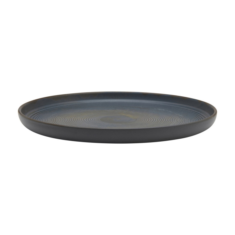 Assiette plate rond gris grès Ø 28 cm Tornado Accolade