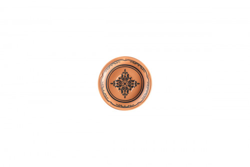 Sous tasse à espresso rond Tero Décor Ostia porcelaine Ø 13 cm Earth Rak
