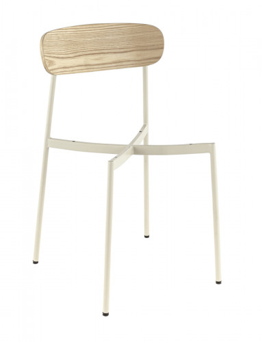 Structure chaise d'intérieur blanc 79x47x48 cm Zoe Flexmob