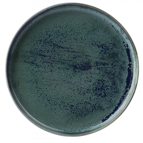 Assiette coupe plate rond Aqua porcelaine vitrifiée Ø 21 cm Nori Astera