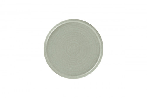 Assiette coupe plate rond Aqua Green porcelaine Ø 23,8 cm Selva Rak