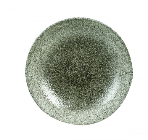 Bol rond noir porcelaine vitrifiée Ø 22 cm Raku Churchill