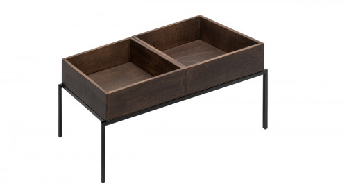 Présentoir GN1/1 en bois 55,5x32,5x23,5 cm Dolomiti Zepe