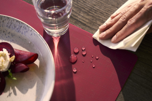Set bordeaux silicone 45x30 cm Duni (6 pièces)