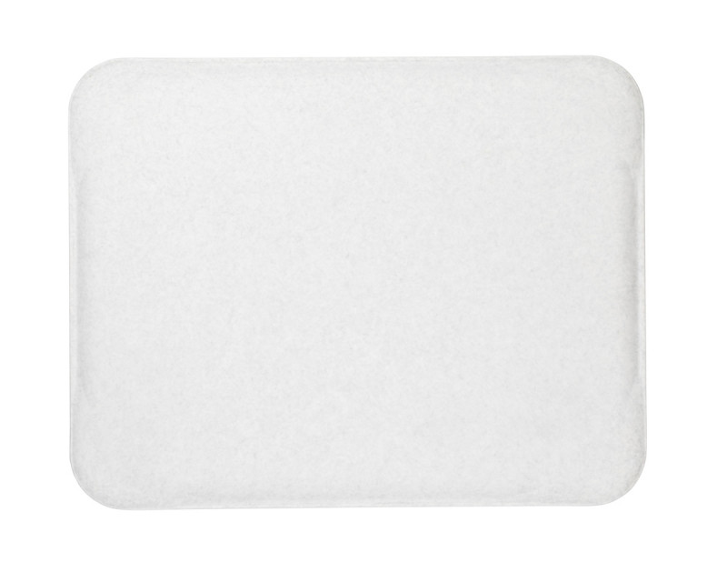 Plateau polyester blanc 32,5x26,5 cm Poly Str Profil Mat 2 Platex