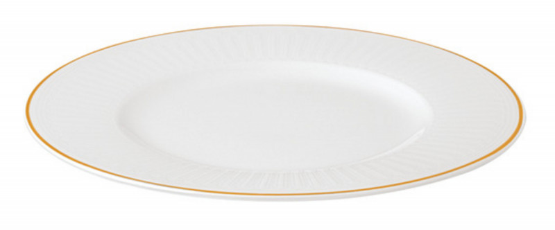 Assiette plate rond blanc porcelaine bone china Ø 22,5 cm Chateau Septfontaines Villeroy & Boch