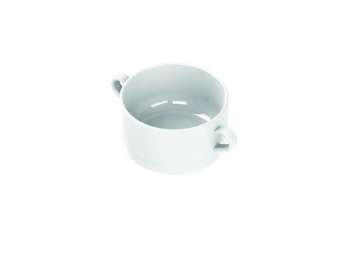 Bol bouillon empilable avec anses rond blanc porcelaine Ø 16 cm Presto Accolade
