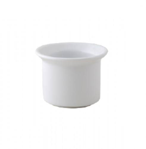 Coquetier rond blanc porcelaine Ø 6,4 cm Presto Accolade