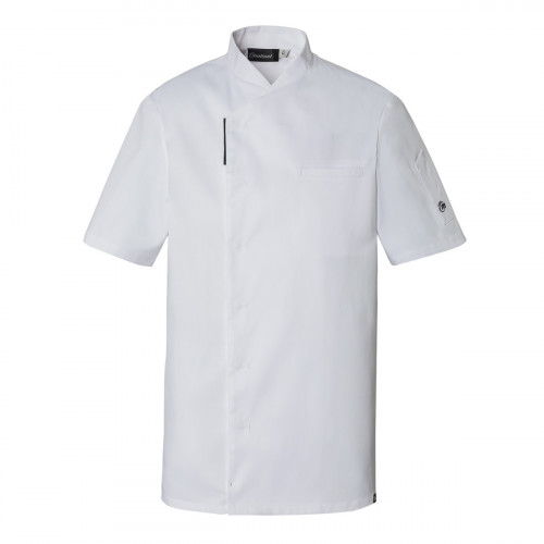 Veste de cuisine manches courtes blanc T3 Reko Molinel