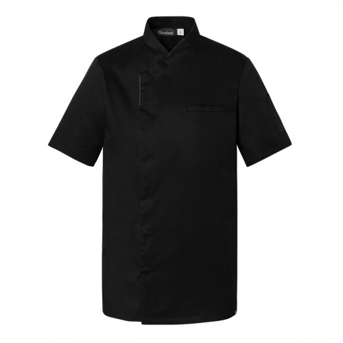 Veste de cuisine manches courtes noir T5 Reko Molinel