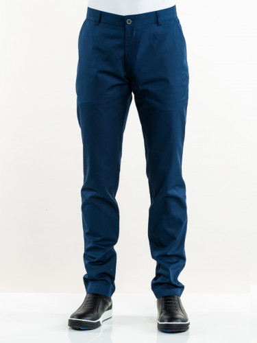 Pantalon de cuisine bleu marine 56 Marino Chaud Devant