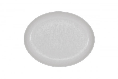 Plat organique Speckle porcelaine vitrifiée Ø 30 cm Between Rak