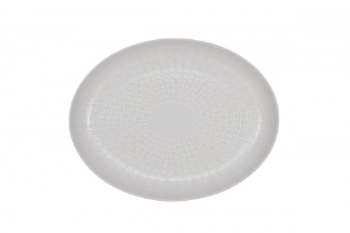 Plat organique Nuance porcelaine vitrifiée Ø 30 cm Between Rak