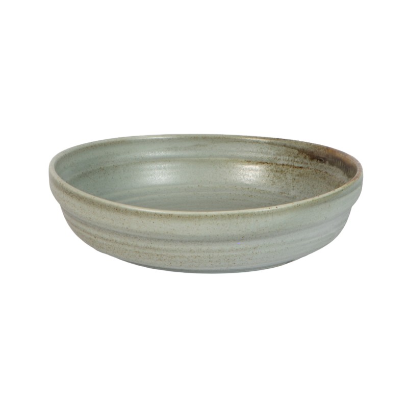 Assiette creuse gris porcelaine Ø 15,5 cm Haven Urban Accolade